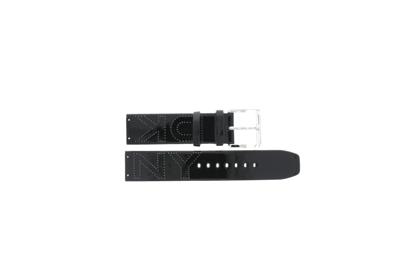 Horlogeband DKNY NY4503 / NY4706 Leder Zwart 20mm