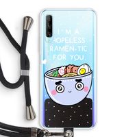 I'm A Hopeless Ramen-Tic For You: Huawei P Smart Pro Transparant Hoesje met koord