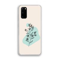 Violets are blue: Samsung Galaxy S20 Transparant Hoesje