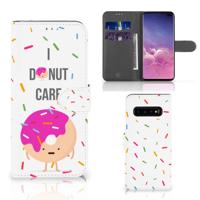 Samsung Galaxy S10 Plus | Book Cover | Donut Roze