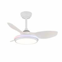 Plafondventilator CristalRecord STEL EVO MINI RGB RETRAC Transparant Plafondventilator CristalRecord STEL EVO MINI RGB RETRAC Transparant