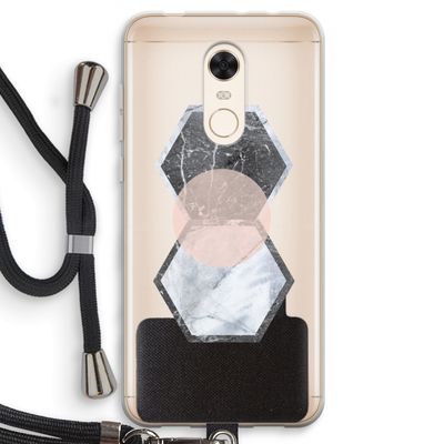 Creatieve toets: Xiaomi Redmi 5 Transparant Hoesje met koord
