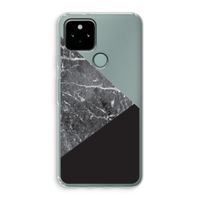 Combinatie marmer: Google Pixel 5 Transparant Hoesje