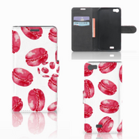 Wiko Lenny Book Cover Pink Macarons - thumbnail