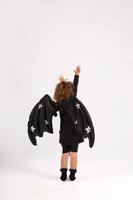 Halloween Folie Ballon Zwart Vleermuis (85cm)