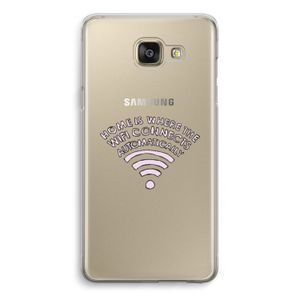 Home Is Where The Wifi Is: Samsung Galaxy A5 (2016) Transparant Hoesje