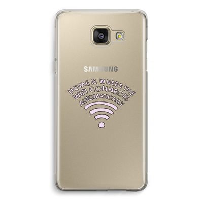 Home Is Where The Wifi Is: Samsung Galaxy A5 (2016) Transparant Hoesje