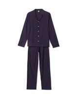 HEMA Herenpyjama flanel strepen donkerrood (donkerrood) HEMA Herenpyjama flanel strepen donkerrood (donkerrood)