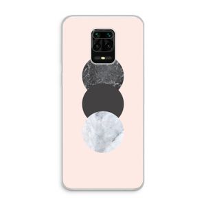 Marmeren cirkels: Xiaomi Redmi Note 10 Lite Transparant Hoesje