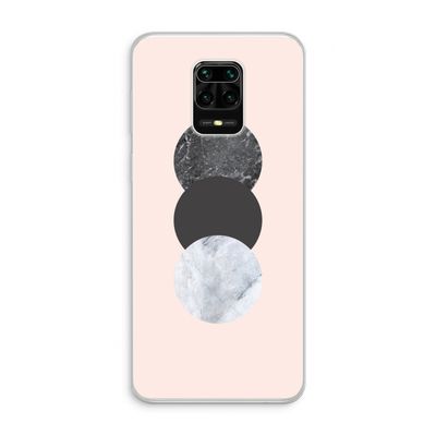 Marmeren cirkels: Xiaomi Redmi Note 10 Lite Transparant Hoesje
