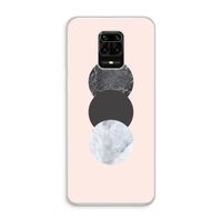 Marmeren cirkels: Xiaomi Redmi Note 10 Lite Transparant Hoesje
