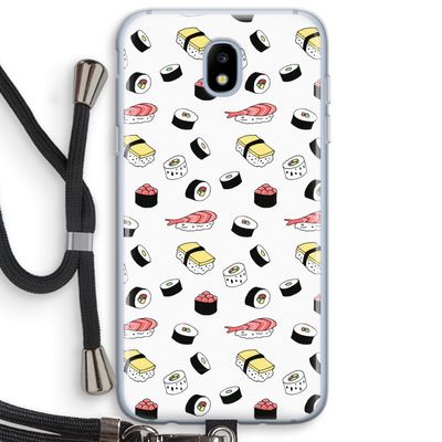Sushi time: Samsung Galaxy J5 (2017) Transparant Hoesje met koord