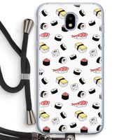 Sushi time: Samsung Galaxy J5 (2017) Transparant Hoesje met koord