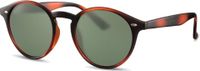 CWI zonnebril unisex panto bruin/groen (CWI2441) - thumbnail