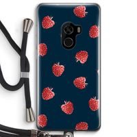 Framboosjes: Xiaomi Mi Mix 2 Transparant Hoesje met koord