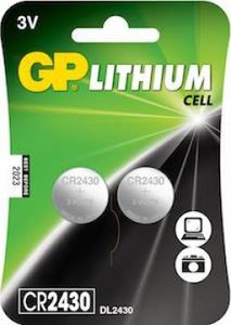 GP CR2430 lithium 3Volt blister 2