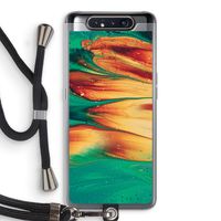 Green Inferno: Samsung Galaxy A80 Transparant Hoesje met koord Green Inferno: Samsung Galaxy A80 Transparant Hoesje met koord