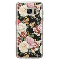 Samsung Galaxy S7 siliconen hoesje - Flowerpower