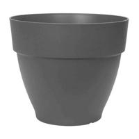 Elho Vibia Campana Ronde Bloembak 55 - Zwart - Ø 55 x H 47 cm - buiten - 100% gerecycled