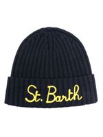 MC2 Saint Barth bonnet St. Barth à broderies - Bleu
