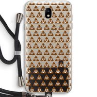 Poop emoji: Samsung Galaxy J7 (2017) Transparant Hoesje met koord
