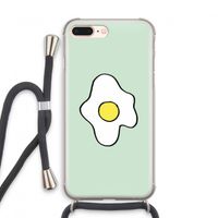 Spiegelei: iPhone 7 PLUS Transparant Hoesje met koord