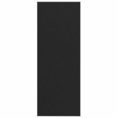 Deurmat 115x300 cm zwart