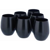 Glazenset Chef&Sommelier PRIMARY BLACK Zwart Glas 360 ml 6 Onderdelen