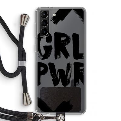 Girl Power #2: Samsung Galaxy S21 Plus Transparant Hoesje met koord