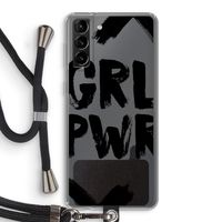 Girl Power #2: Samsung Galaxy S21 Plus Transparant Hoesje met koord