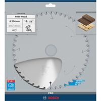 Bosch Professional Cirkelzaagblad PRO Wood | Ø 254 x 2,0 x 30mm 40T - 2608640438