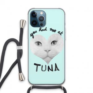 You had me at tuna: iPhone 13 Pro Max Transparant Hoesje met koord