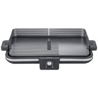 Severin PG 8564 Tafelgrill Tafel Kabelgebonden, Traploze temperatuurregeling Zwart/zilver Severin PG 8564 Tafelgrill Tafel Kabelgebonden, Traploze temperatuurregeling Zwart/zilver