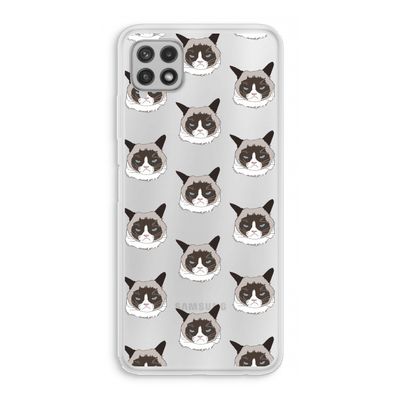It's a Purrr Case: Samsung Galaxy A22 4G Transparant Hoesje