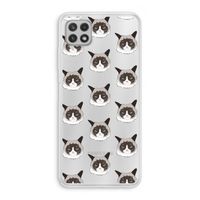 It's a Purrr Case: Samsung Galaxy A22 4G Transparant Hoesje