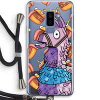 Loot Burger: Samsung Galaxy S9 Plus Transparant Hoesje met koord