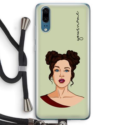 Pop-Art Creator: Huawei P20 Transparant Hoesje met koord