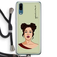 Pop-Art Creator: Huawei P20 Transparant Hoesje met koord