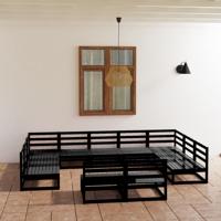 11-delige Loungeset massief grenenhout