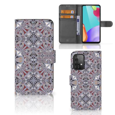 Samsung Galaxy A52 | Bookcase | Flower Tiles