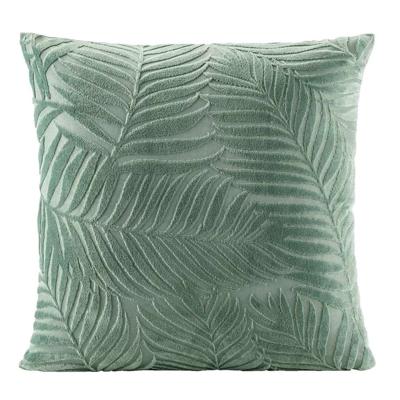 2e Halve Prijs Leen Bakker - Sierkussen Jill - 45x45 Cm - Polyester - Groen