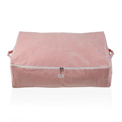 Opbergdoos Versa Corduroy 50 x 20 x 70 cm Roze