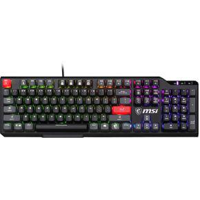 MSI Vigor GK41 Dusk LR US toetsenbord USB QWERTY Engels Zwart