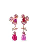 Anabela Chan boucles d'oreilles Orchid en or 18ct - Rose