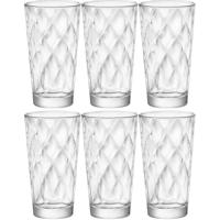 Bormioli Rocco Longdrink glazen - 6x stuks - glas - 370 ml - sap/water/drink glazen