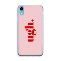 Ugh: iPhone XR Transparant Hoesje