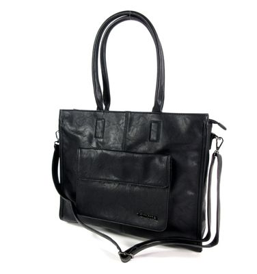 Handtas schoudertas schooltas FANTASIA zwart Handtas schoudertas schooltas FANTASIA zwart