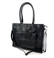 Handtas schoudertas schooltas FANTASIA zwart - thumbnail