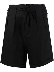 Scotch & Soda short plissé à taille nouée - Noir
