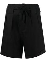 Scotch & Soda short plissé à taille nouée - Noir